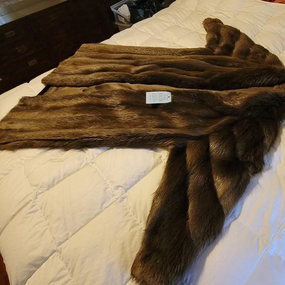 Canadian Beaver vintage Fur Coat 🧥 Full Length. Long and elegant - Picture 5 of 7